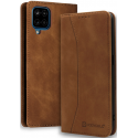 Bodycell Θήκη - Πορτοφόλι Samsung Galaxy A12 - Brown (5206015062957)