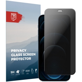 Rosso Tempered Glass Privacy - Αντιχαρακτικό Γυαλί Προστασίας Απορρήτου Οθόνης Apple iPhone 12 Pro Max (8719246376269)