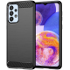 Techsuit Carbon Silicone - Θήκη Σιλικόνης Samsung Galaxy A23 - Black (5949419015029)