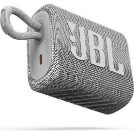 JBL Go3 Bluetooth Speaker - Αδιάβροχο Ασύρματο Ηχείο - White (JBLGO3WHT)