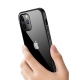 Crong Clear Διάφανη Θήκη με TPU Bumper Apple iPhone 12 Pro Max - Black (CRG-CLRC-IP1267-BLK)