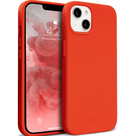 Crong Color Θήκη Premium Σιλικόνης Apple iPhone 13 - Red (CRG-COLR-IP1361-RED)