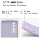 KWmobile Soft Slim Flexible Rubber Cover with Camera Protector - Θήκη Σιλικόνης Honor 70 με Πλαίσιο Κάμερας - Lavender (59905.108)
