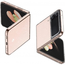 Spigen Θήκη Air Skin Glitter Samsung Galaxy Z Flip4 - Crystal Quartz (ACS05113)
