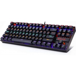 Redragon K552 RGB Kumara Mechanical Gaming Keyboard - Ενσύρματο RGB Gaming Μηχανικό Πληκτρολόγιο Tenkeyless με Outemu Blue Διακόπτες - US - Black (6950376707147)