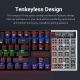 Redragon K552 RGB Kumara Mechanical Gaming Keyboard - Ενσύρματο RGB Gaming Μηχανικό Πληκτρολόγιο Tenkeyless με Outemu Blue Διακόπτες - US - Black (6950376707147)