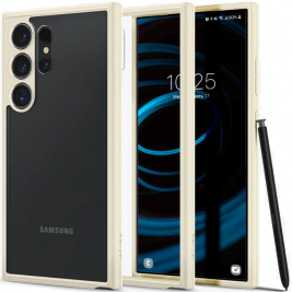 Σκληρή Θήκη - Samsung Galaxy S24 Ultra - Spigen Ultra Hybrid - Mute Beige (ACS07415)