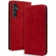 Bodycell Θήκη - Πορτοφόλι Samsung Galaxy S23 FE - Red (5206015072055)
