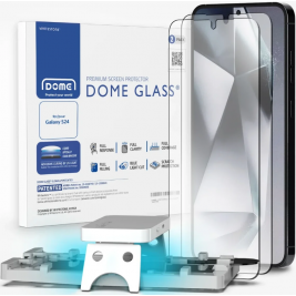 Σύστημα Προστασίας Οθόνης Samsung Galaxy S24 - Whitestone Dome Glass - Liquid Optical Clear Adhesive - Installation Kit - 2 Τεμάχια (8809365409129)