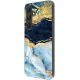 Θήκη Σιλικόνης - Samsung Galaxy S24 - HappyCase - Blue Marble (8719246442384)
