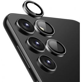 Αντιχαρακτικό Γυαλί Προστασίας για Φακό Κάμερας - Samsung Galaxy S24 - Crong Lens Ring - Black (CRG-LRSGS24-BLK)