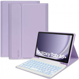 Tech-Protect SC Pen Smartcase Θήκη με Υποδοχή για Γραφίδα και Πληκτρολόγιο Bluetooth - Samsung Galaxy Tab A9 Plus 11 X210 / X215 / X216 - Violet (9319456607895)
