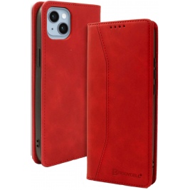 Bodycell Θήκη - Πορτοφόλι Apple iPhone 15 Plus - Red (5206015073229)