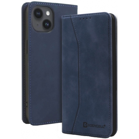 Bodycell Θήκη - Πορτοφόλι Apple iPhone 15 Plus - Blue (5206015073205)