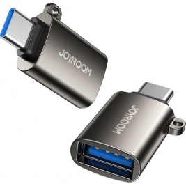 Joyroom Αντάπτορας Type-C (male) σε USB-A (female) - Grey (S-H151)