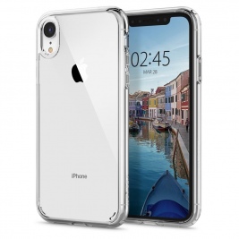 Spigen Ultra Hybrid Θήκη iPhone XR - Crystal Clear (064CS24873)