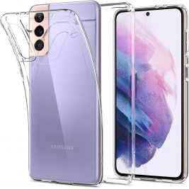Spigen Θήκη Liquid Crystal Samsung Galaxy S21 5G - Crystal Clear (ACS02419)