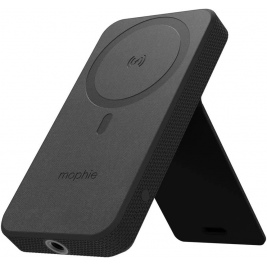 Mophie Snap+ Powerstation Stand - PowerBank / Βάση Ασύρματης Φόρτισης Qi - MagSafe με / 1 x Υποδοχή για 1/4 Τρίποδο / 1 x Type-C - 10000mAh - 15W - Black (401107914)