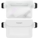 Spigen A620 Aqua Shield Waterproof Pouch Bag - Universal Αδιάβροχη Τσάντα Μέσης - IPX8 - 20 x 12 cm - Snow White - 2 Τεμάχια (AMP06022)