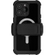 Ghostek Nautical 4 - Ανθεκτική Αδιάβροχη Θήκη MagSafe με Περιστρεφόμενο Κλιπ Ζώνης - Apple iPhone 15 Pro Max - Black (GHOCAS3614)