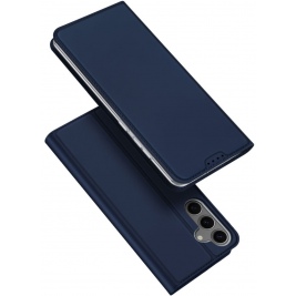 Θήκη Πορτοφόλι - Samsung Galaxy S24 - Duxducis SkinPro - Blue (6934913021545)
