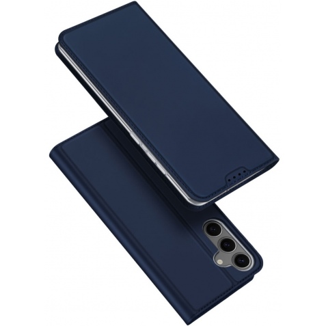 Θήκη Πορτοφόλι - Samsung Galaxy S24 - Duxducis SkinPro - Blue (6934913021545)