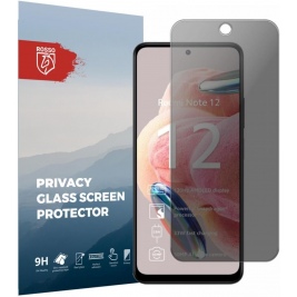 Rosso Tempered Glass Privacy - Αντιχαρακτικό Γυαλί Προστασίας Απορρήτου Οθόνης Xiaomi Redmi 12 (8719246429101)