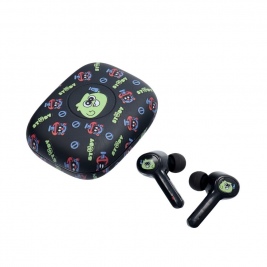Παιδικά ακουστικά με θήκη φόρτισης wireless JELLIE MONSTER YLFS-06BT-black
