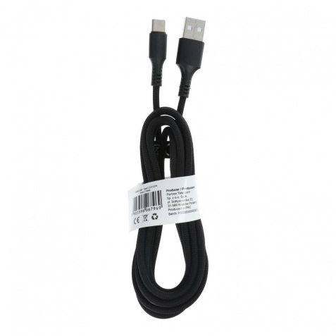 Καλώδιο φόρτισης USB σε Type-C 2.0 C279 black- 2m
