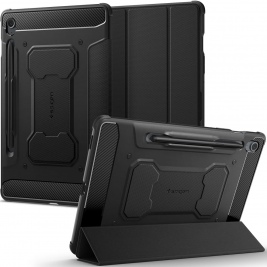 Spigen Rugged Armor Pro - Θήκη Samsung Galaxy Tab S9 FE 10.9 X510 / X516B με Υποδοχή για Γραφίδα - Black (ACS06857)