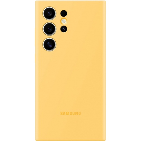Θήκη Σιλικόνης - Samsung Galaxy S24 Ultra - Official Samsung Silicone Case - Yellow (EF-PS928TYEGWW)