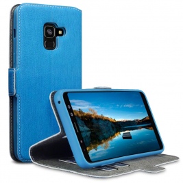 Terrapin Θήκη Πορτοφόλι Samsung Galaxy A8 2018 - Light Blue (117-002a-020)