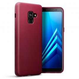 Terrapin Θήκη Σιλικόνης Samsung Galaxy A8 2018 - Red Matte (118-002-662)