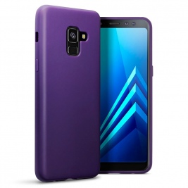 Terrapin Θήκη Σιλικόνης Samsung Galaxy A8 2018 - Purple (118-002-663)