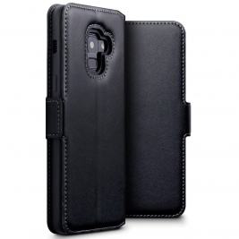 Terrapin Low Profile Δερμάτινη Θήκη - Πορτοφόλι Samsung Galaxy A8 2018 - Black (117-002a-051)