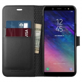 Spigen Wallet S. Θήκη - Πορτοφόλι Samsung Galaxy A6 (2018) - Black (596CS24092)