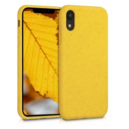 Kalibri Θήκη Σιλικόνης TPU - Natural Wheat Straw Apple iPhone XR - Yellow (49105.06)