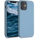KWmobile Θήκη Σιλικόνης Apple iPhone 12 mini - Soft Flexible Rubber Cover - Stone Blue (52640.206)