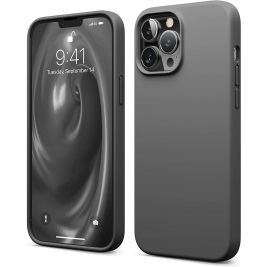 Elago Premium Θήκη Σιλικόνης Apple iPhone 13 Pro Max - Dark Gray (ES13SC67-DG)