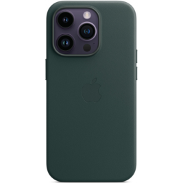 Official Apple Leather Case - Δερμάτινη Θήκη MagSafe - Apple iPhone 14 Pro - Forest Green (MPPH3ZM/A)