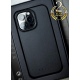 MUJJO Full Leather Case - Δερμάτινη Θήκη MagSafe - Apple iPhone 14 Pro Max - Black (MUJJO-CL-029-BK)