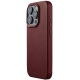 MUJJO Full Leather Case - Δερμάτινη Θήκη MagSafe - Apple iPhone 15 Pro - Burgundy (MUJJO-CL-039-BN)