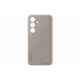 Θήκη Σιλικόνης με Λουράκι Χειρός - Samsung Galaxy S24 - Official Samsung Standing Grip Case - Taupe (EF-GS921CUEGWW)