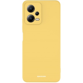 Spacecase Silicone Case - Θήκη Σιλικόνης Xiaomi Redmi Note 12 5G / Poco X5 - Yellow (5905123475375)