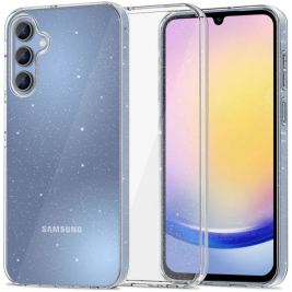 Tech-Protect Διάφανη Θήκη Σιλικόνης FlexAir - Samsung Galaxy A25 - Glitter (5906203690374)