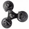 Triple Suction Cup head tripod 1/4" Mount for Action Cameras