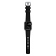 Nomad Active Strap Pro - Αδιάβροχο Δερμάτινο Λουράκι με Σιλικόνη - Apple Watch Ultra2/Ultra1/SE/9/8/7/6/5/4/3 (49/45/44mm) - Black / Silver (NM1A41SNW0)