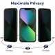 Rosso Tempered Glass Privacy - Αντιχαρακτικό Γυαλί Προστασίας Απορρήτου Οθόνης Apple iPhone 12 / 12 Pro (8719246376252)