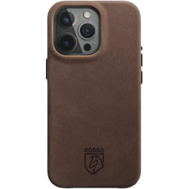 Rosso Elite Back Cover - Δερμάτινη Θήκη MagSafe - Apple iPhone 15 Pro - Brown (8719246442032)