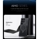 Premium Ημιδιάφανη MagSafe Σκληρή Θήκη με Kickstand - Samsung Galaxy S24 Ultra - DuxDucis Aimo MagSafe Magnetic Stand - Black (6934913020883)